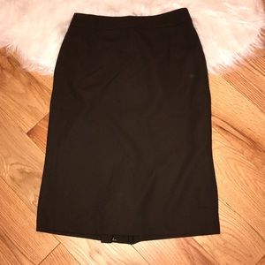 J Crew 100% Wool Fully Lined Brown Skirt P6